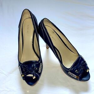 Nine West, Dark Blue heel